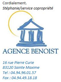 Enseigne agence benoist